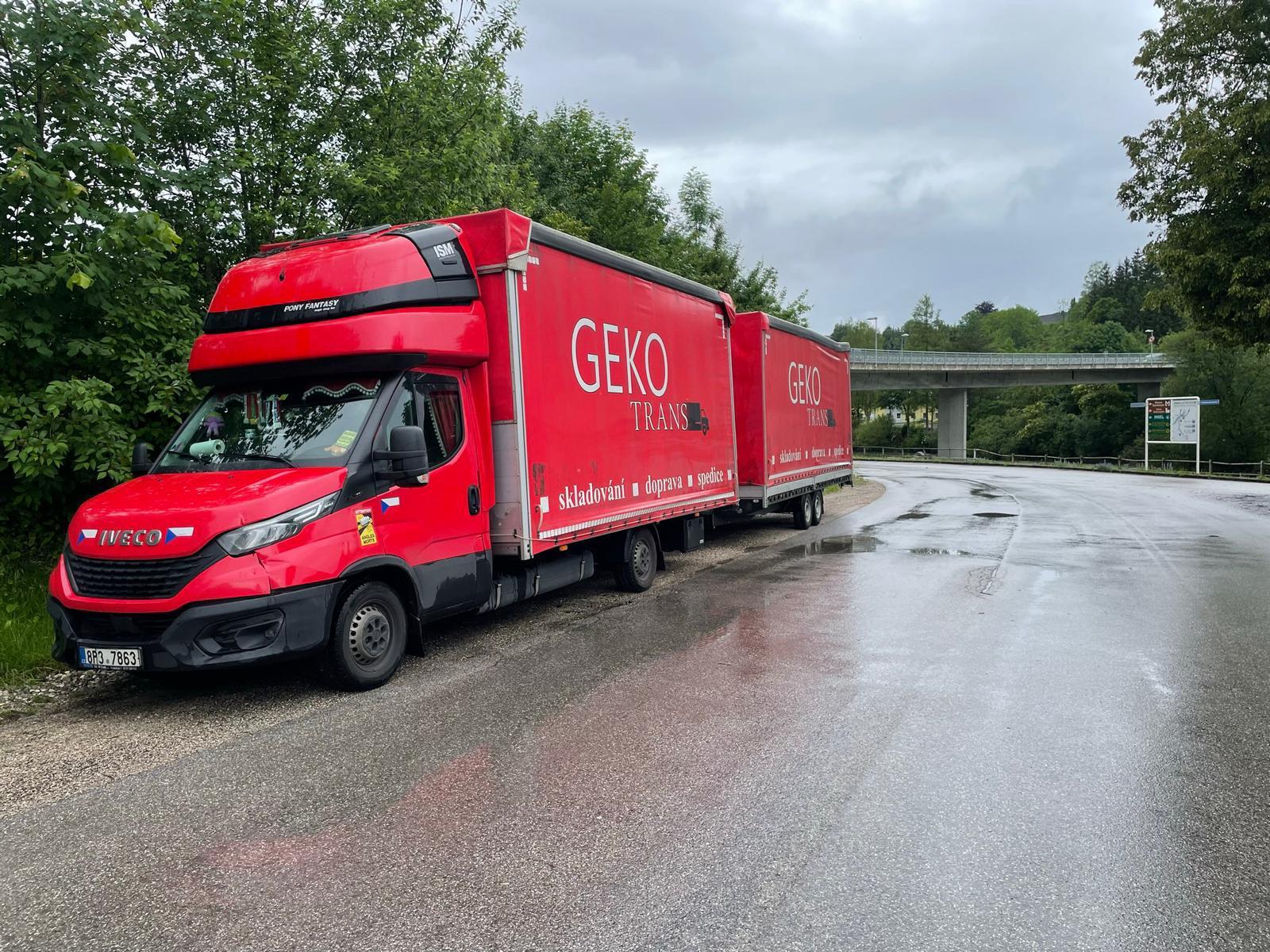 Fotografie soupravy do tří tun Geko Trans, soupravy do tří tun Geko Trans