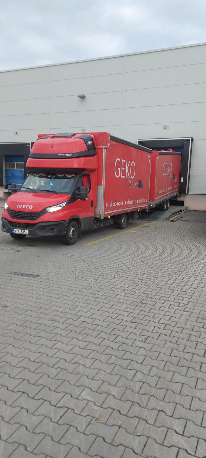 Fotografie soupravy do tří tun Geko Trans, soupravy do tří tun Geko Trans